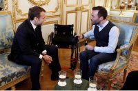 Le président Emmanuel Macron a reçu Edouard Detrez pendant 45 minutes